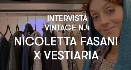 Nicoletta Fasani per Vestiaria