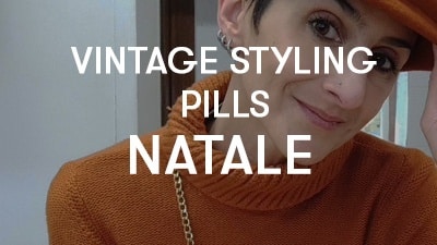 Vintage styling di Natale