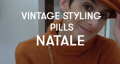 Vintage styling di Natale